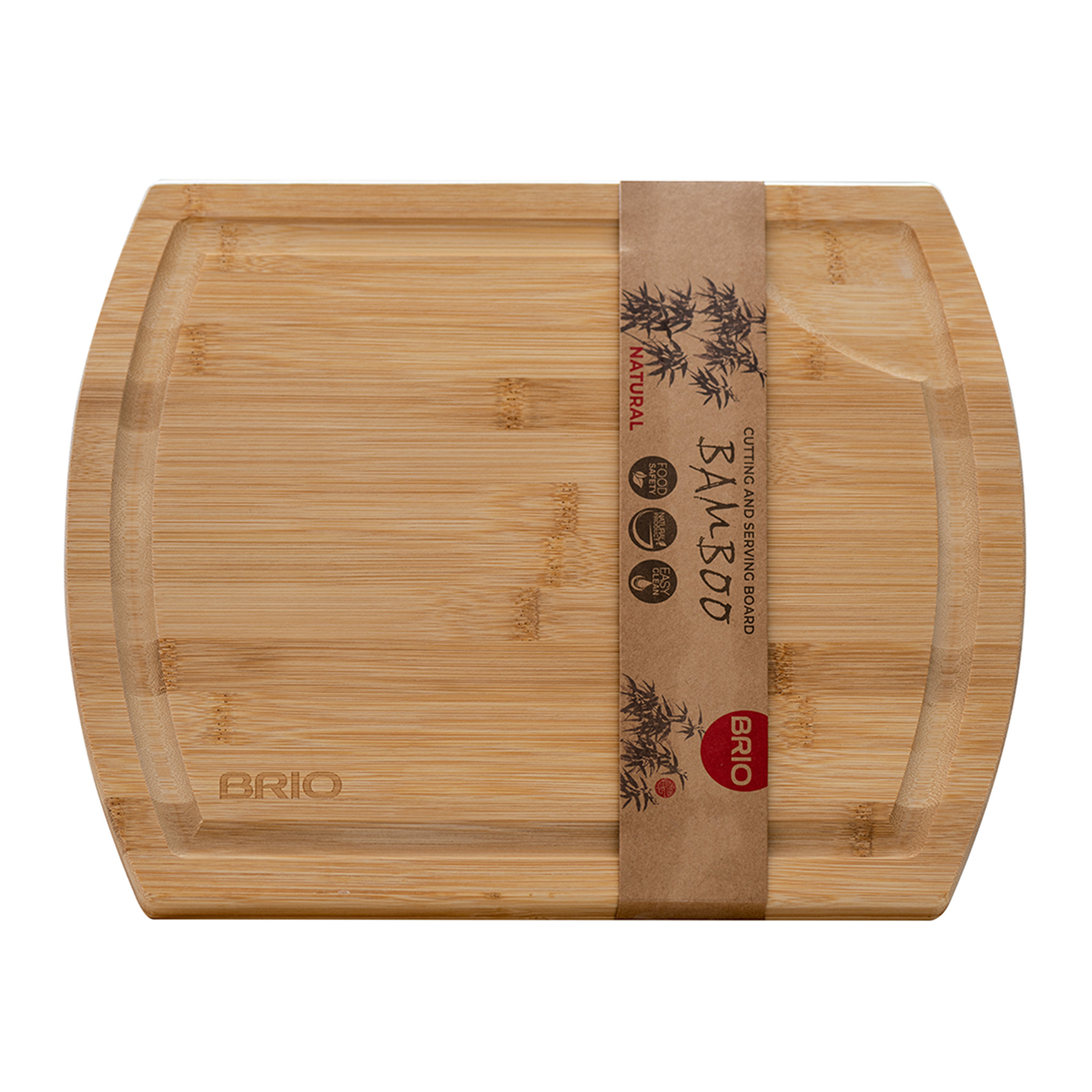 107304-1.jpg BRIO Bamboo Дъска за сервиране Бамбук 36х30х1.9см - Image 1