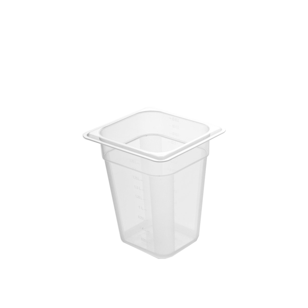 203160-1.jpg GASTROPLAST Гастронорм полипропилен 1/6 200мм 176х162х200мм - Image 1