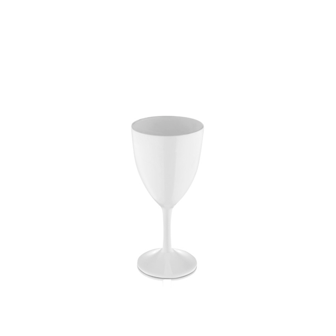 204715-1.jpg GASTROPLAST Чаша за вино Поликарбонат 280мл бяла - Image 1
