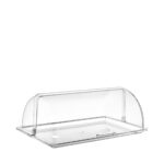 GASTROPLAST Капак Roll Top GN 1/1 поликарбонат 32,5х52,7см прозрачен GFM 11